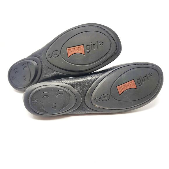 Camper Shoes Womens 11 Boots Right Nina Ankle Slip On Black Leather 42 - Picture 7 of 8